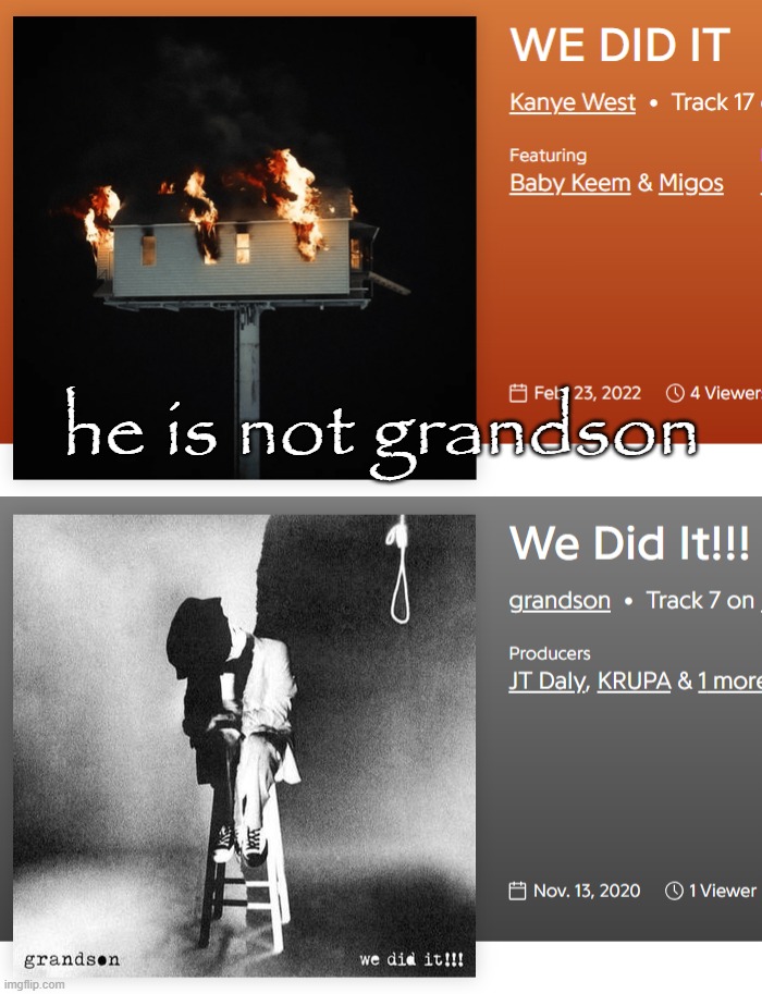 he is not grandson | made w/ Imgflip meme maker