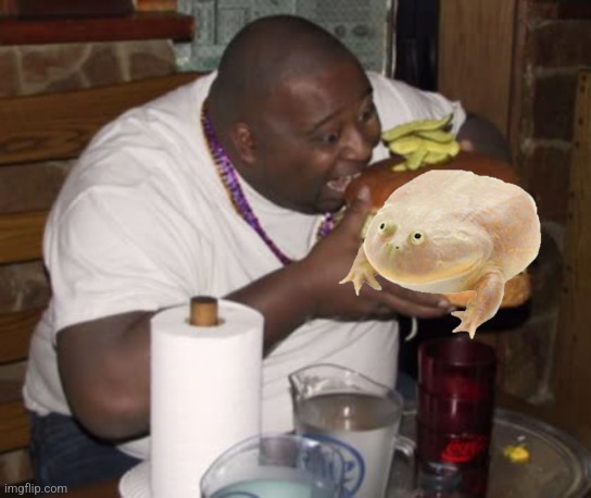 image tagged in fat guy eating burger | made w/ Imgflip meme maker