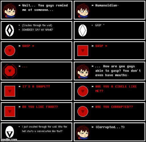 Humanoidian. (Chapter 8, Day 2) | image tagged in undertale,chapters | made w/ Imgflip meme maker