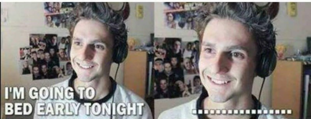 going to bed Blank Meme Template