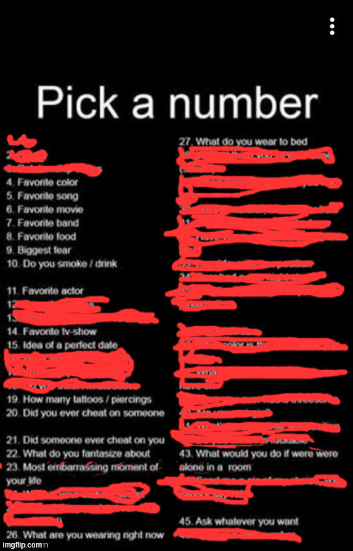 continuing the trend | image tagged in pick a number | made w/ Imgflip meme maker