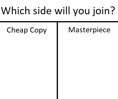 PICK SIDE JOIN Blank Meme Template