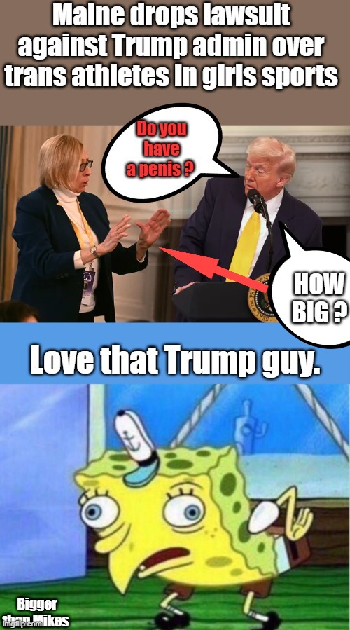 HOW BIG ? Bigger then Mikes | made w/ Imgflip meme maker