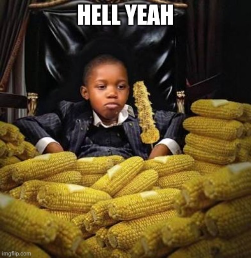 Corny | HELL YEAH | image tagged in corny | made w/ Imgflip meme maker