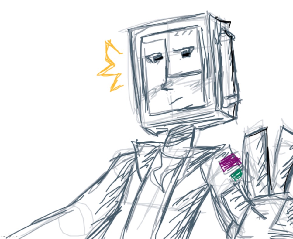 Prof. Procreate messy doodle | made w/ Imgflip meme maker