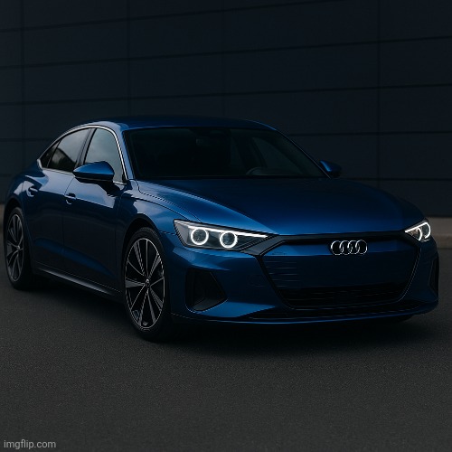 ChatGPT render of an electric sedan(looks like the Audi e-tron lol) | image tagged in memes,ai art,chatgpt,cars,audi,ai | made w/ Imgflip meme maker