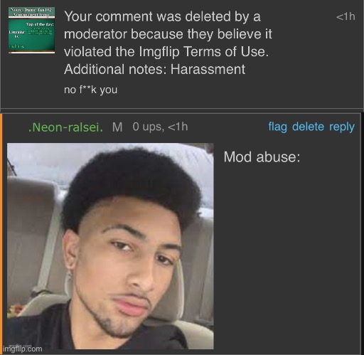 We cannot be deadass, see yall tomorrow | image tagged in mod abuse | made w/ Imgflip meme maker