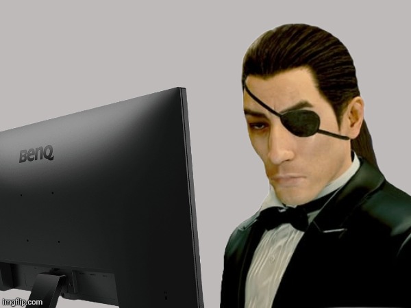 Disappointed Lord of the Night Majima | image tagged in memes,template | made w/ Imgflip meme maker