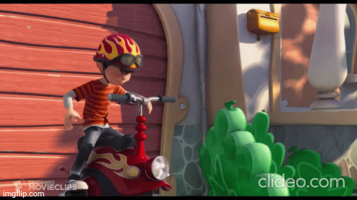Ted (The Lorax 2012)'s Scooter Balancing | image tagged in gifs,the lorax 2012,ted,scooter | made w/ Imgflip images-to-gif maker