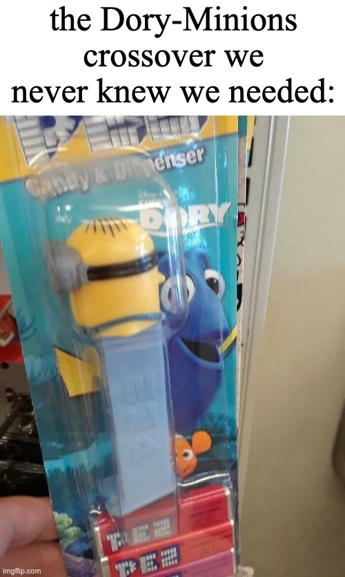 u wot m8 | the Dory-Minions crossover we never knew we needed: | image tagged in finding nemo,minions,memes,funny | made w/ Imgflip meme maker
