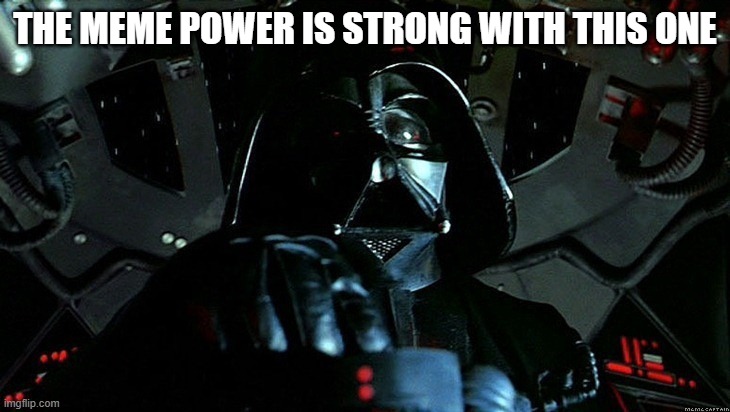 the force is strong with this one | THE MEME POWER IS STRONG WITH THIS ONE | image tagged in the force is strong with this one | made w/ Imgflip meme maker