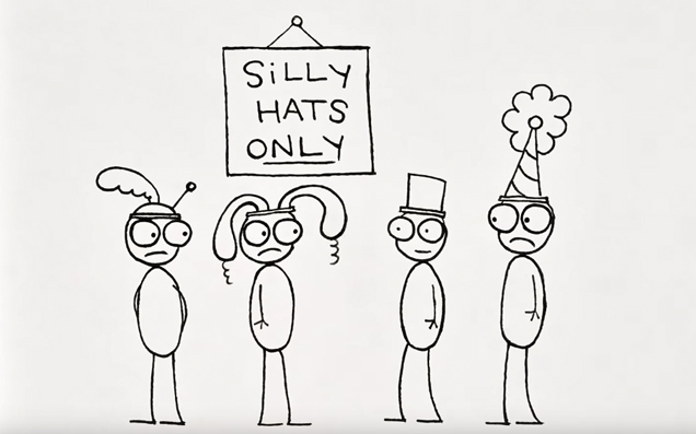 Silly Hats, Rejected, Don Hertzfeldt Blank Meme Template