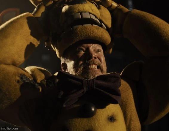 Dumbass furry man gets what he deserves | image tagged in william afton i always come back scene | made w/ Imgflip meme maker