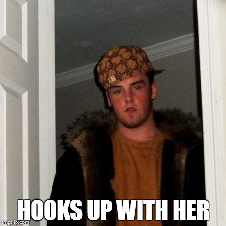 Scumbag Steve Meme | HOOKS UP WITH HER | image tagged in memes,scumbag steve | made w/ Imgflip meme maker