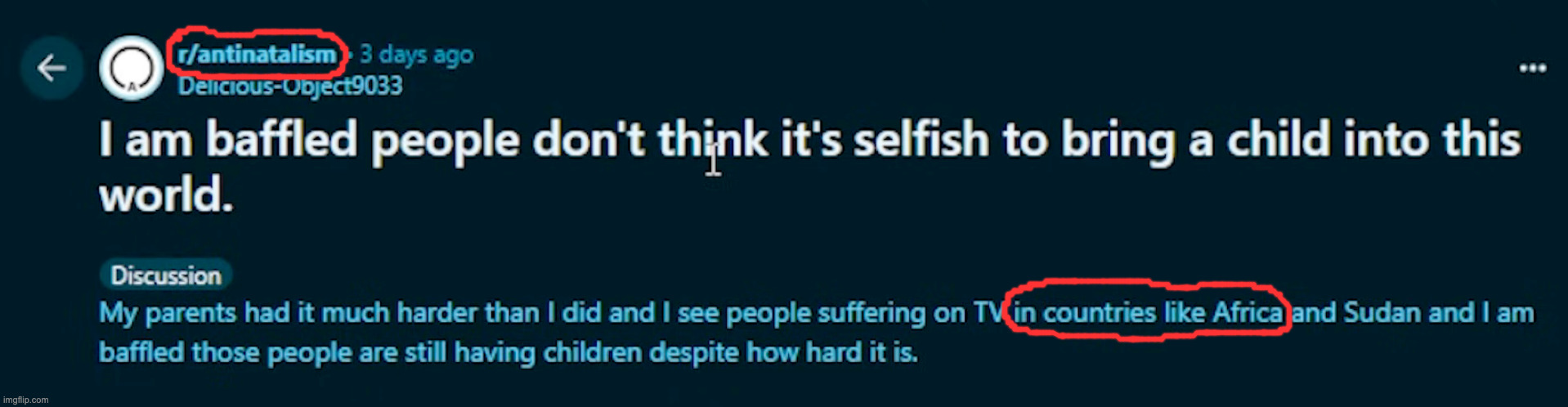 Smartest r/AntiNatalism user | made w/ Imgflip meme maker