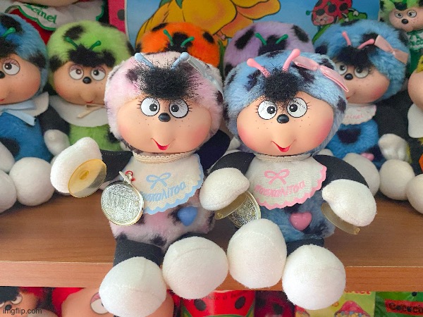 Cococinel peluche plush greek versión Babicinel toy | image tagged in ladybug | made w/ Imgflip meme maker