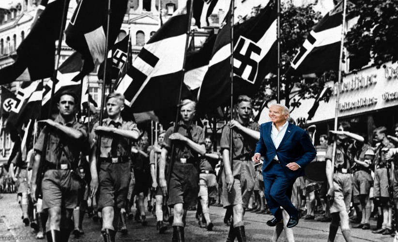 Nazi Parade | image tagged in nazi parade | made w/ Imgflip meme maker