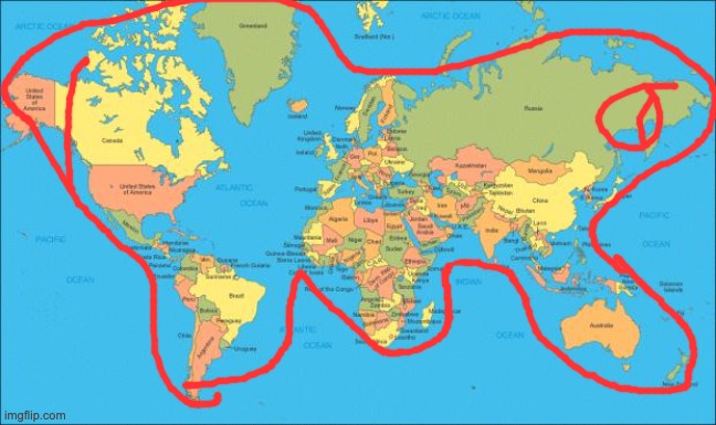 idk anymore | image tagged in world map | made w/ Imgflip meme maker