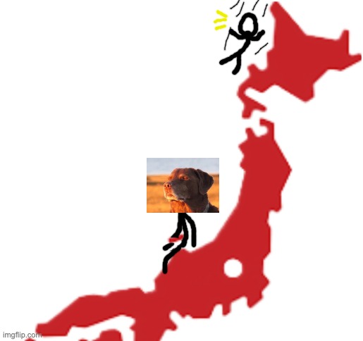 if japan was a slide | image tagged in japan map png | made w/ Imgflip meme maker