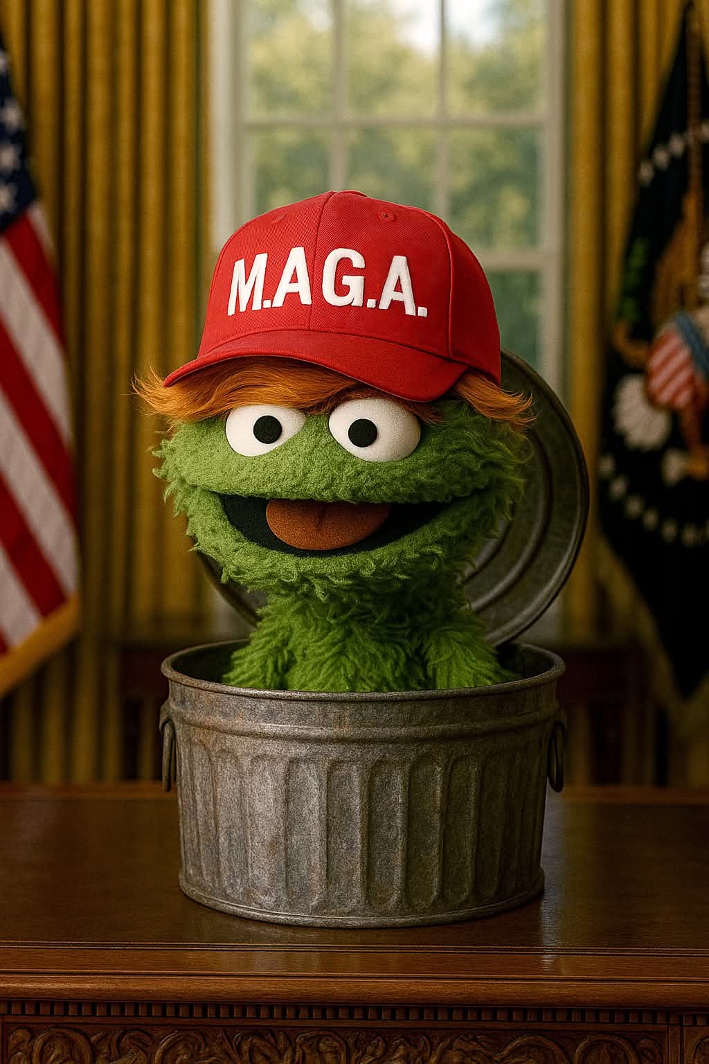 Donald the Grouch Blank Meme Template