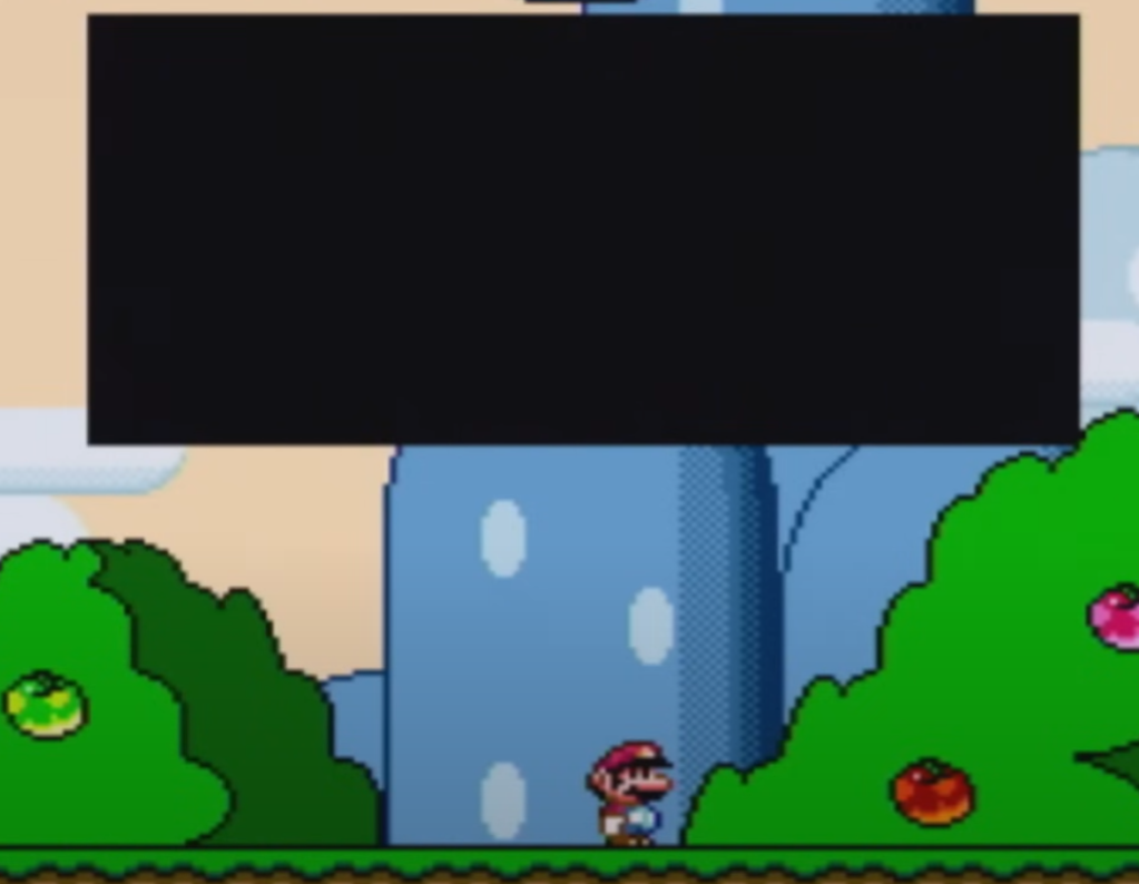mario says something Blank Meme Template