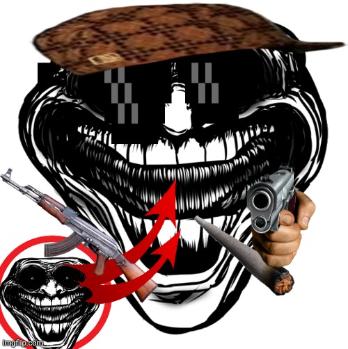 Cursed Troll Face | image tagged in cursed troll face | made w/ Imgflip meme maker
