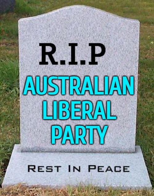 RIP Australian Liberal party | AUSTRALIAN
LIBERAL
PARTY | image tagged in rip headstone,meanwhile in australia,australians,australia,politics lol,anti-politics | made w/ Imgflip meme maker