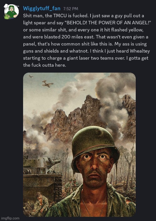 TMCU Day 1 | image tagged in 1000 yard stare | made w/ Imgflip meme maker