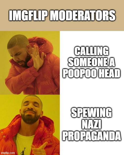 SS Safespace | IMGFLIP MODERATORS; CALLING SOMEONE A POOPOO HEAD; SPEWING NAZI PROPAGANDA | image tagged in maga,nazis,snowflake,safespace | made w/ Imgflip meme maker