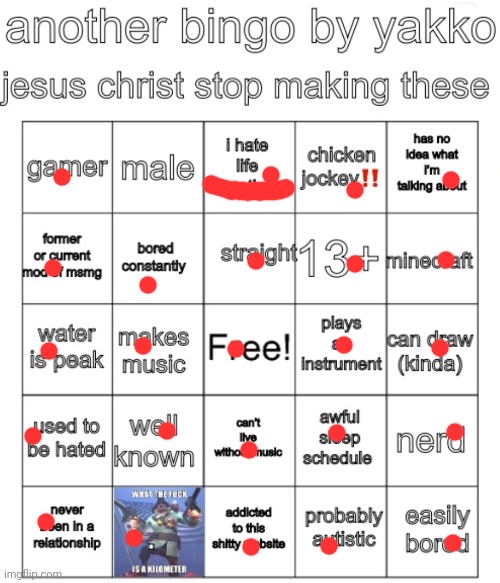yakko bingo v7 | image tagged in yakko bingo v7 | made w/ Imgflip meme maker