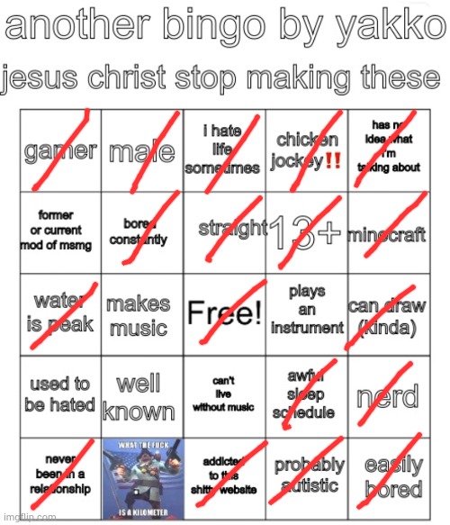 update to my last answer post for the bingo | image tagged in yakko bingo v7 | made w/ Imgflip meme maker