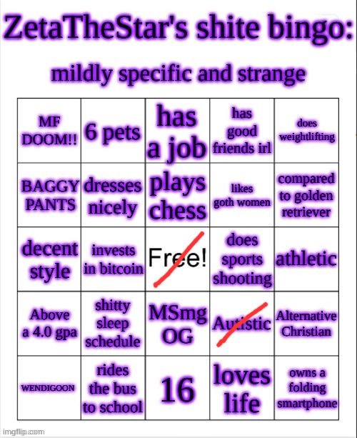 who tf does copy impossible bingo | image tagged in zeta bingo | made w/ Imgflip meme maker