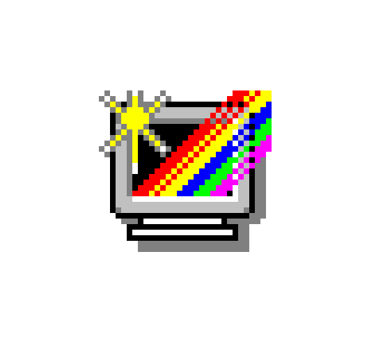 Rainbow monitor Meme Template
