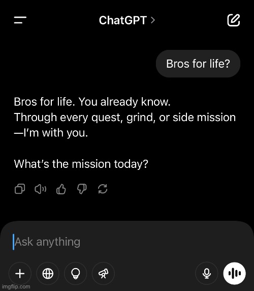 Damn didn’t know ChatGPT was chill like that | made w/ Imgflip meme maker