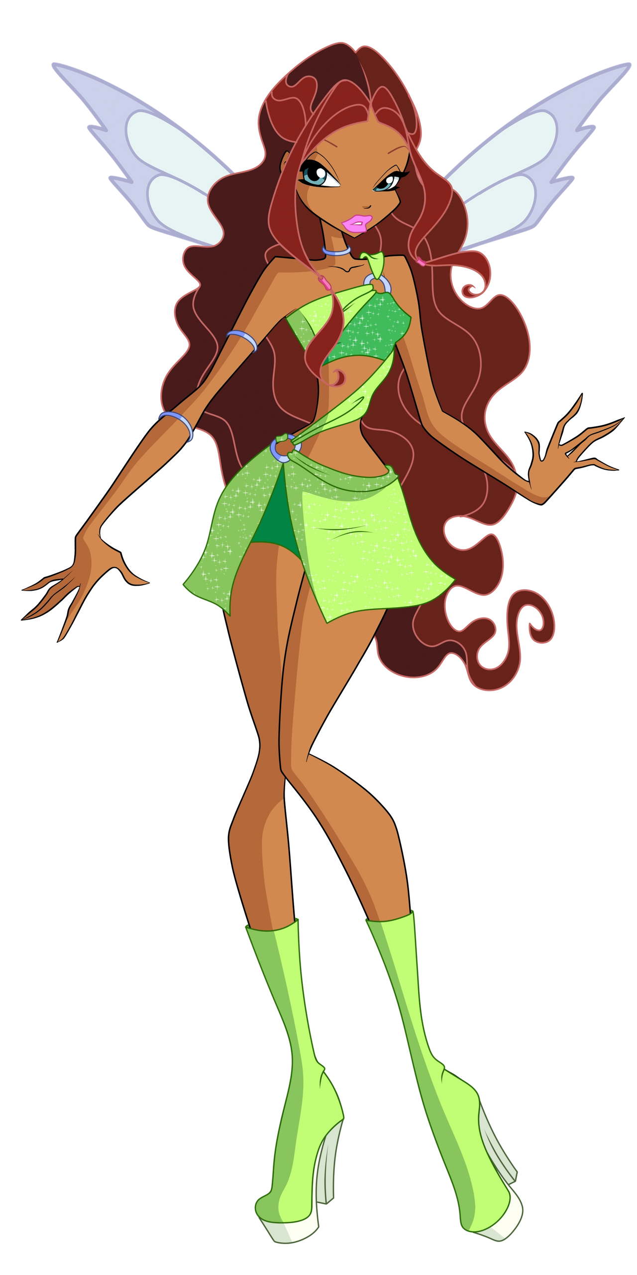 Aisha's Magic Winx form Blank Meme Template