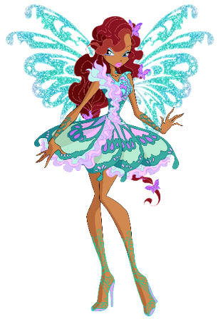 Winx Club Aisha Butterflix Blank Meme Template
