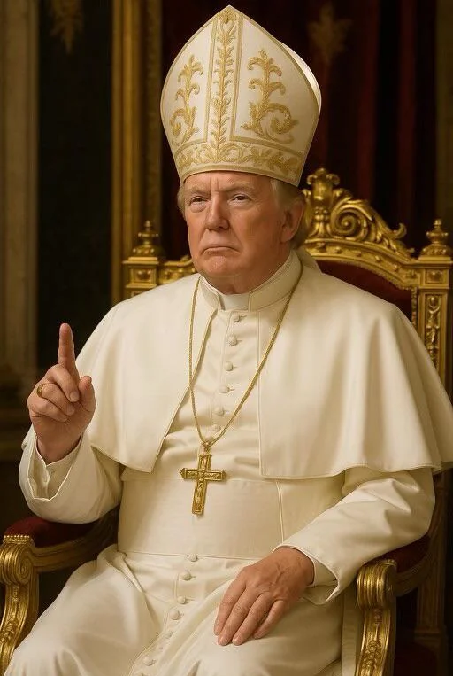 Dumb AI Pope Blank Meme Template