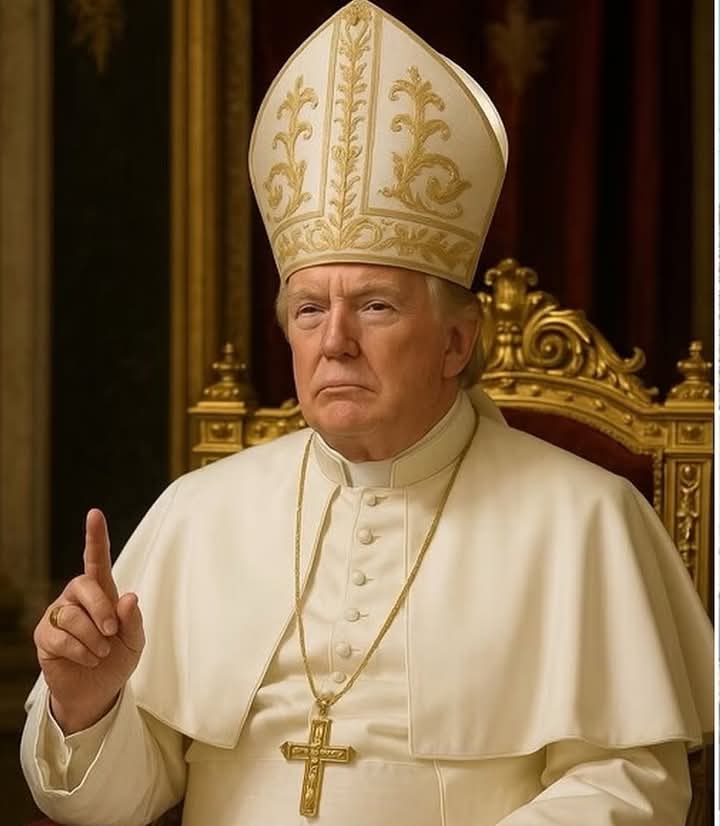 Trump pope Blank Meme Template
