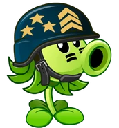 High Quality Mega Gatling Pea Blank Meme Template