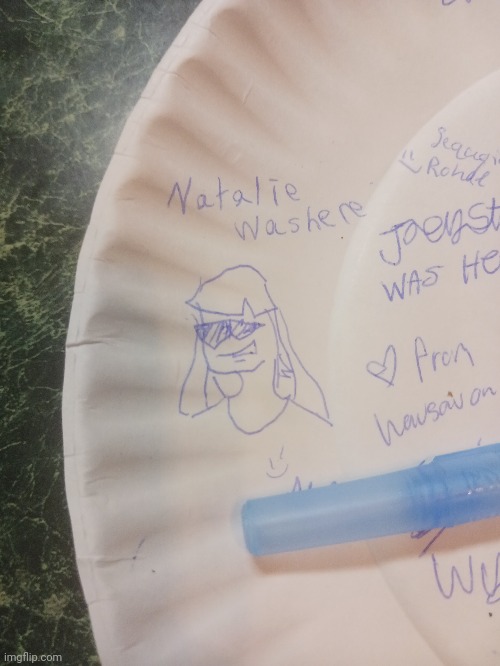 Drew skatez on the polito's plate | made w/ Imgflip meme maker