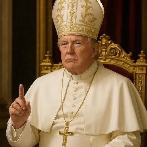 Trump Pope Blank Meme Template