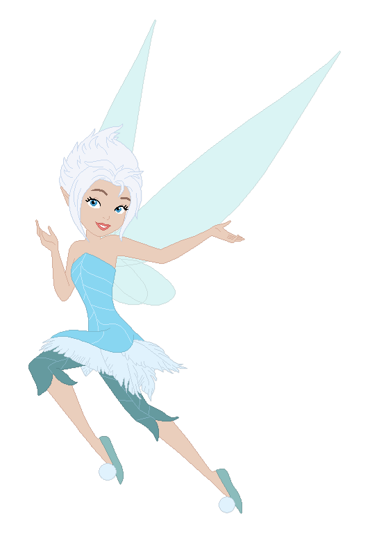 Periwinkle The Frosty Snow and Ice Fairy Blank Meme Template