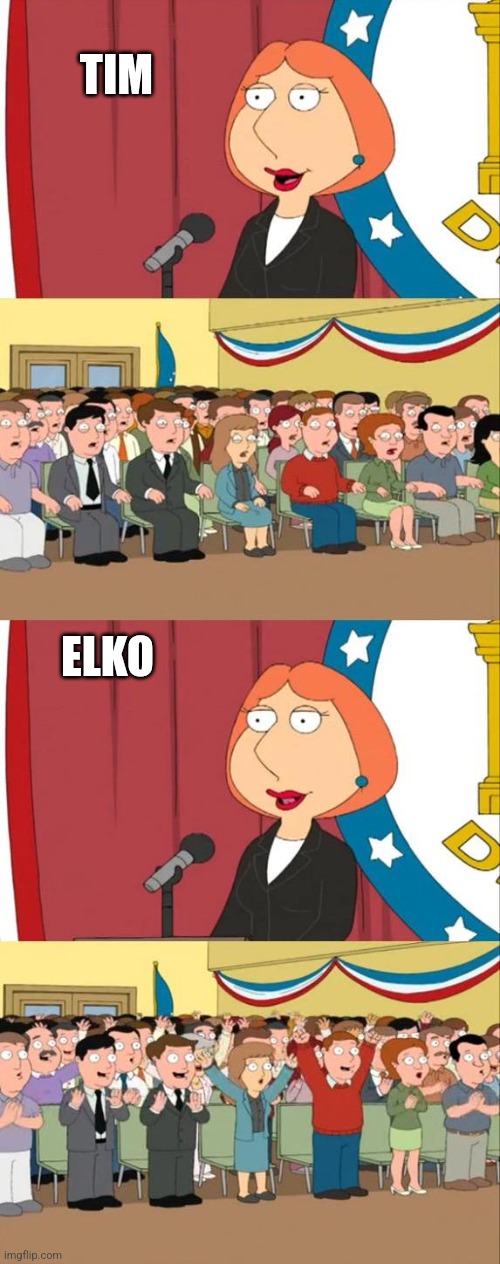 Lois Griffin Family Guy | TIM; ELKO | image tagged in lois griffin family guy | made w/ Imgflip meme maker