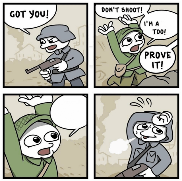 Wait Don’t Shoot Blank Meme Template