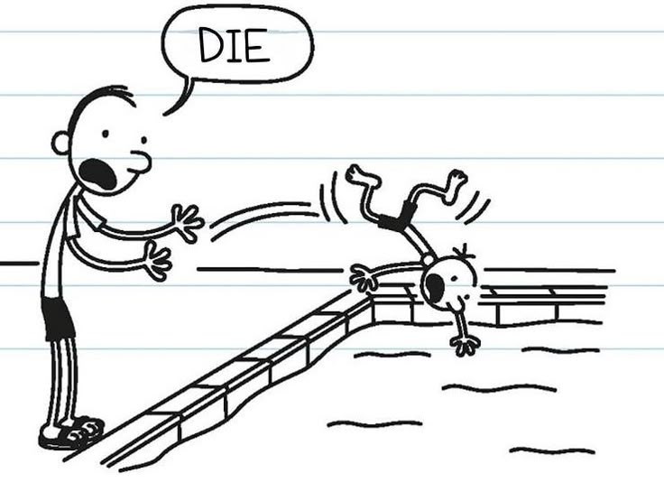 Diary of a wimpy kid Blank Meme Template