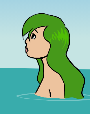 bad  mermaid Blank Meme Template
