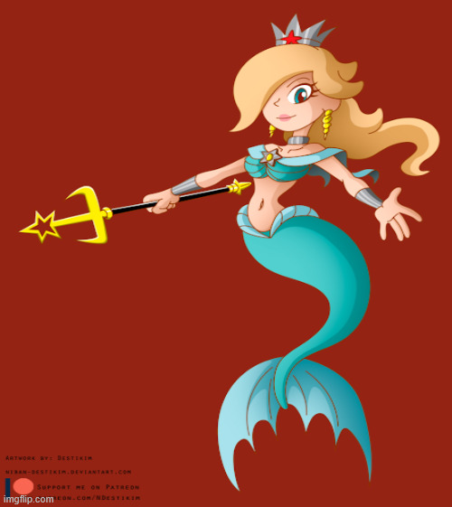 mermaid rosalina meme | image tagged in mermaid rosalina,nintendo,rosalina,memes,the little mermaid,super mario | made w/ Imgflip meme maker