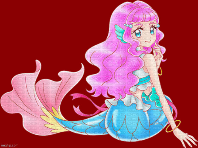 laura mermaid Blank Meme Template