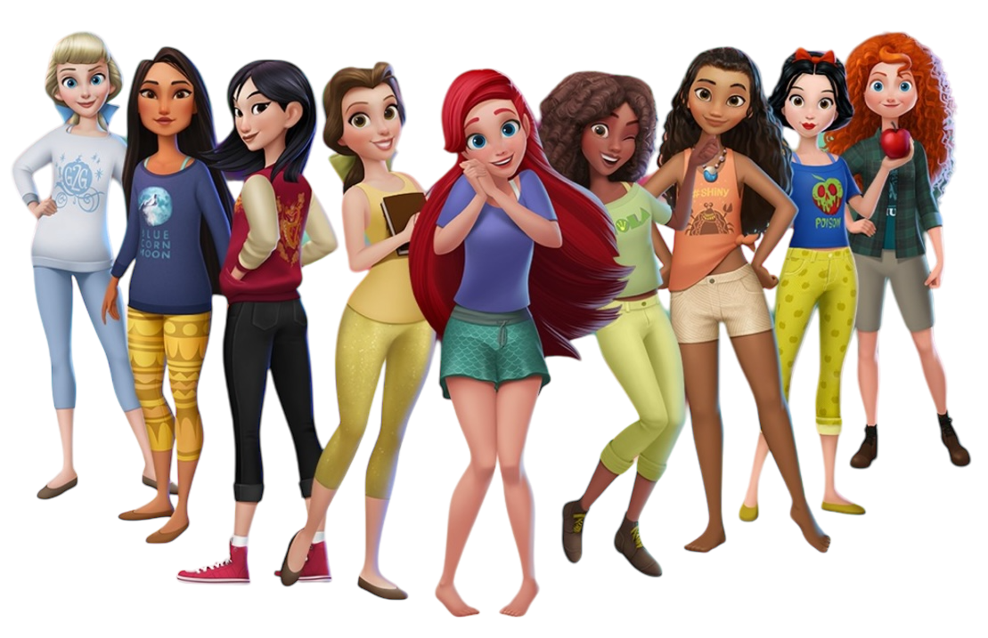 PNG Princesas Disney comfy - Ralph rompe internet Blank Meme Template