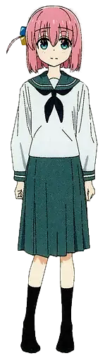 Hitori Gotoh - Junior High School Years Blank Meme Template